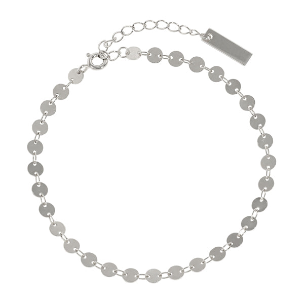 Melsery Geometry Round Diskette Anklet/Bracelet