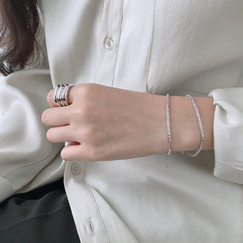 Melsery Nugget Crisscross Bracelet
