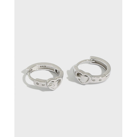Melsery Girl Heart Belt Earrings
