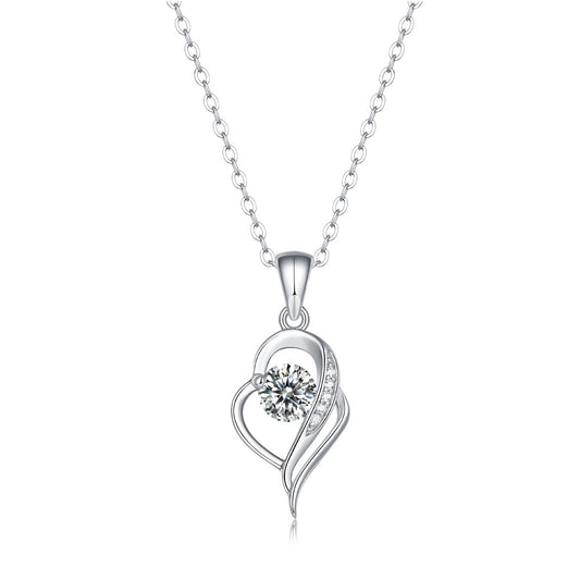 Melsery Handwritten Heart Necklace