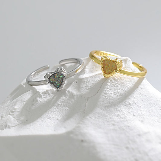 Melsery Shining Heart Ring